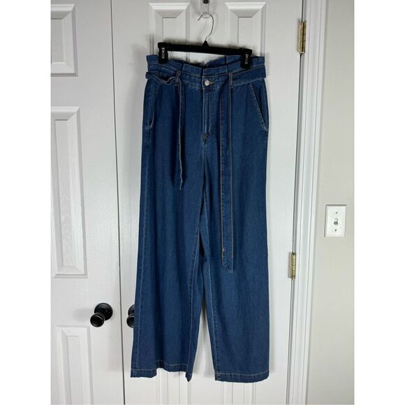 Banana Republic Womens High Rise Wide Leg Jeans Size 27/4 - Picture 1 of 4